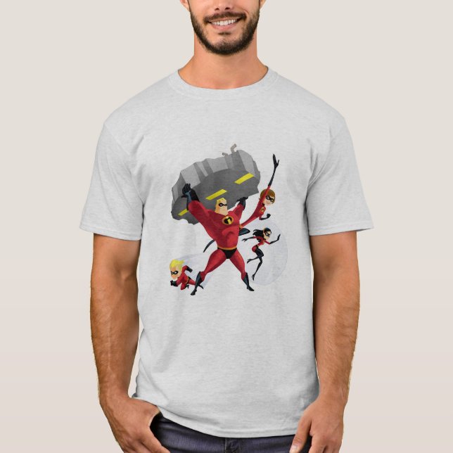 T-shirt Les Incroyables Disney (Devant)