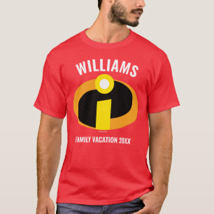 T-shirt Les Incroyables   Vacances en famille