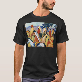 T-shirt Les Indiens À La Tente D'Août Macke