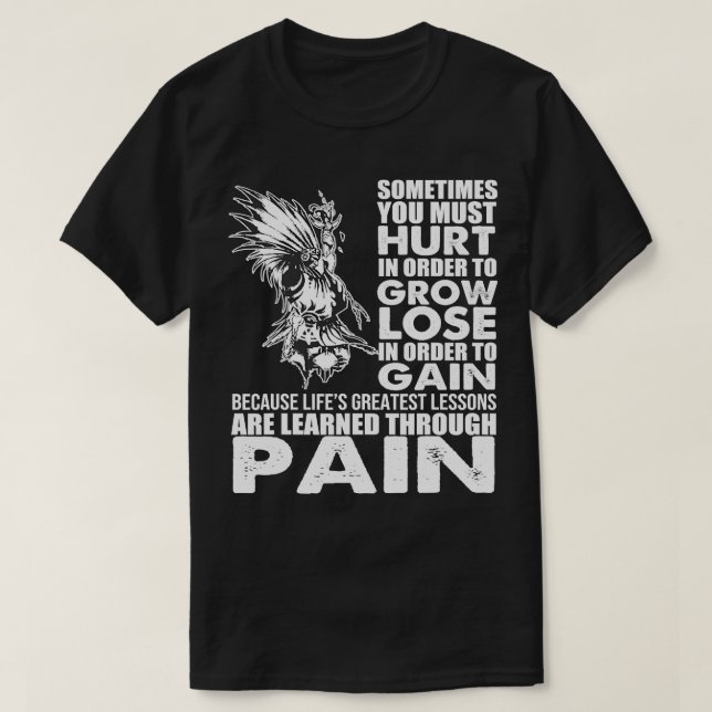 T-shirt Les Indiens d'Amérique Latine ONT INSPIRÉ LE CHEF. (Design devant)