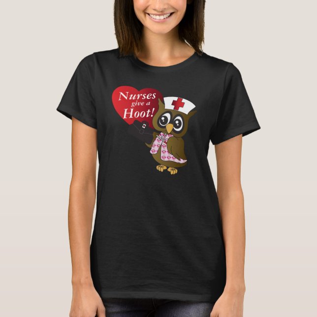 T-shirt Les Infirmières Donnent Un Coup D'Oeil ! (Devant)