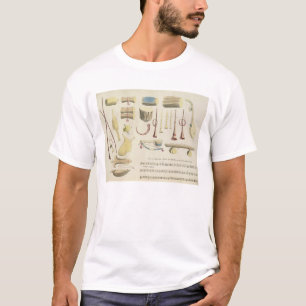 T-shirt Les instruments de musique indiens, plaquent 23 de