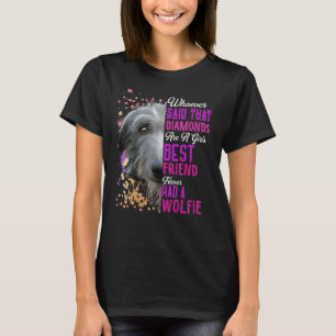 T-shirt Les Irish Wolfhounds sont la meilleure amie d'une 