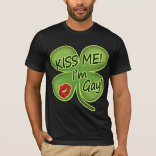 T-shirt Les Irlandais m'embrassent que je suis gai