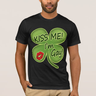 T-shirt Les Irlandais m'embrassent que je suis gai