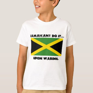 T-shirt Les Jamaïcains le font... au réveil