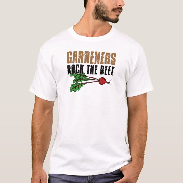 T-shirt Les jardiniers Rock La Beète (Devant)