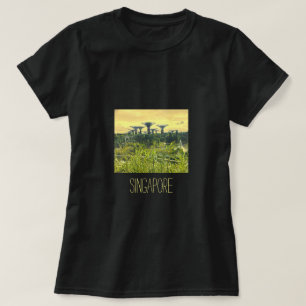T-shirt Les jardins de Singapour dans la baie