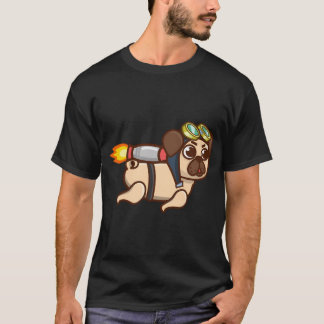 T-shirt Les Jetpack Adventure Pug's