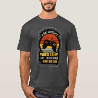 T-shirt Les jeux vidéo vous font pourrir le cerveau 40