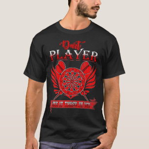 T-shirt Les Joueurs De Dart Comme Il Trois Dans Un Lit