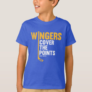 T-shirt Les Joueurs De Hockey Couvrent Les Points