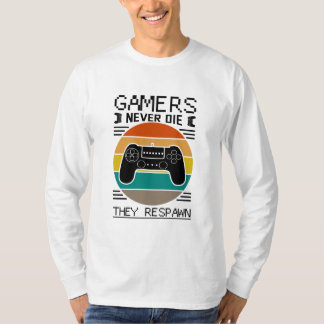 T-shirt Les Joueurs Ne Meurent Jamais Ils Respectent