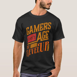 T-shirt Les joueurs ne vieillissent pas nous nivelons Funn