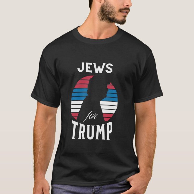 T-shirt Les juifs pour Trump 2024 reprennent l'Amérique au (Devant)