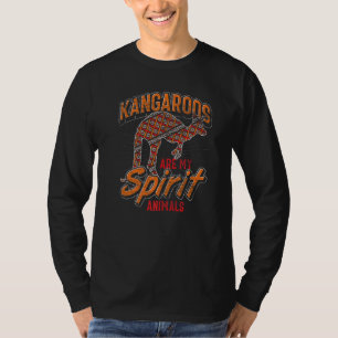 T-shirt Les kangourous sont mes animaux spirituels Zoo Ani