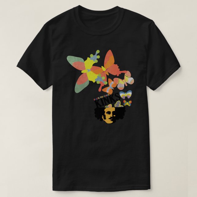 T-shirt Les Kinks Face À Face Classique T-Shirt.png (Design devant)