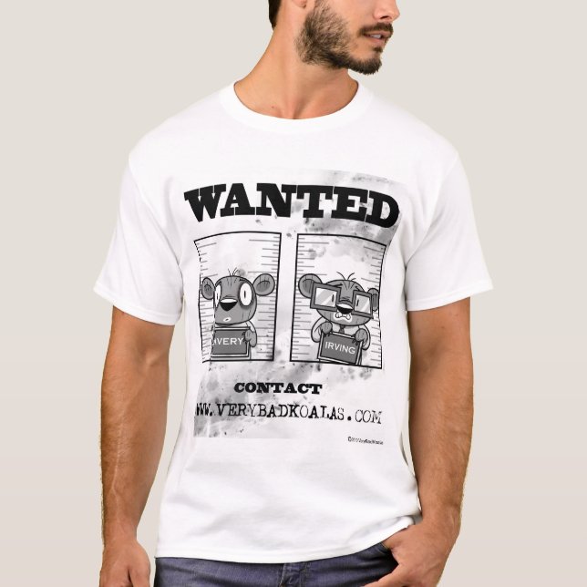 T-shirt Les koala très mauvais ont voulu l'affiche (Devant)