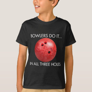 T-shirt Les lanceurs le font… En chacun des trois trous