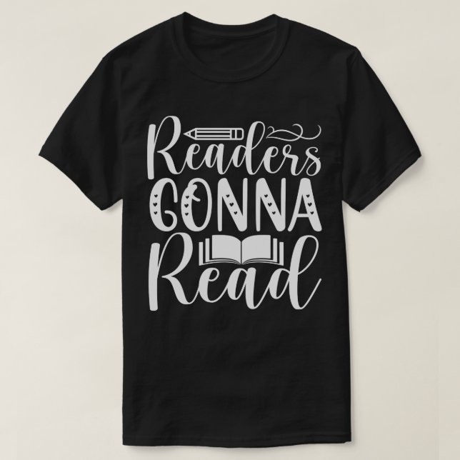 T-shirt Les lecteurs vont lire (Design devant)