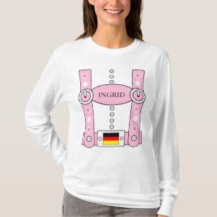 T-shirt Les Lederhosen d'Oktoberfest drôles ajoutent le