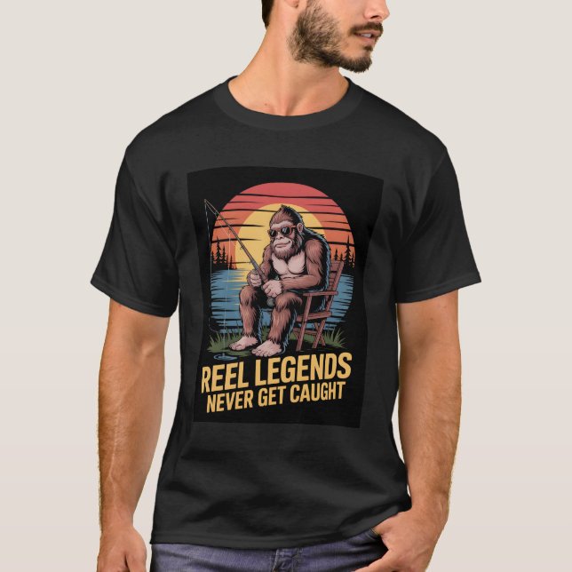T-shirt Les légendes de bobines ne se font jamais attraper (Devant)