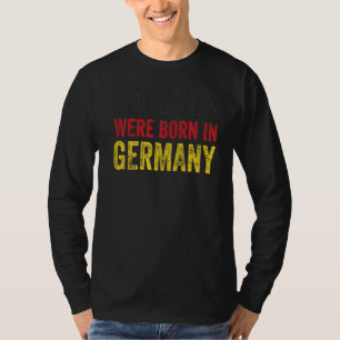 T-shirt Les Légendes Du Drapeau Allemand vintage Sont Nées