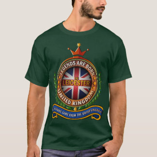 T-shirt les légendes naissent à Leicester