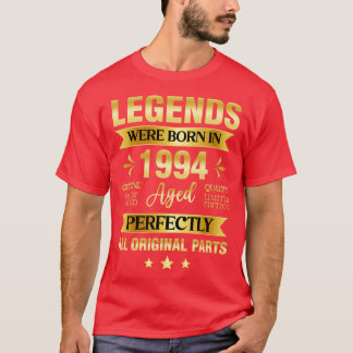 T-shirt Les Légendes Sont Nées En 1994 Anniversaire