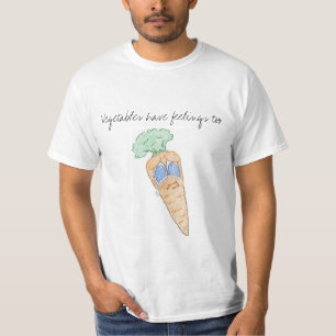 T-shirt Les légumes ont des sentiments aussi