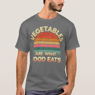T-shirt Les légumes sont ce que la nourriture mange garçon