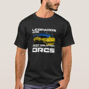 T-shirt Les léopards sont la meilleure solution contre les