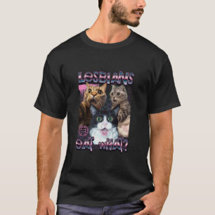 T-shirt les lesbiennes mangent ce que