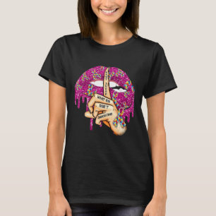 T-shirt Les lèvres autistes ne jugent pas ce que vous ne c
