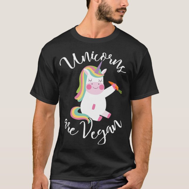 T-shirt les licornes baissent la licorne (Devant)