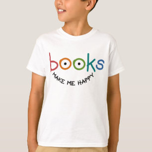 T-shirt Les livres me rendent heureux