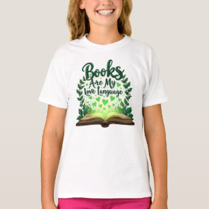 T-shirt Les Livres Sont Mon Amour Langue Lecture Louvain B
