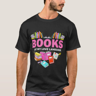 T-shirt Les Livres Sont Mon Amour Langue Lecture Louvain B