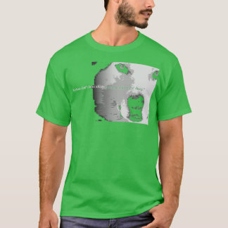 T-shirt Les loups ne perdent pas le sommeil à cause de l'o