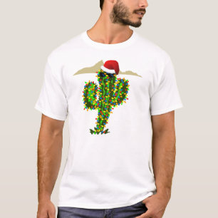 T-shirt Les lumières de Noël du Saguaro