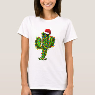 T-shirt Les lumières de Noël du Saguaro