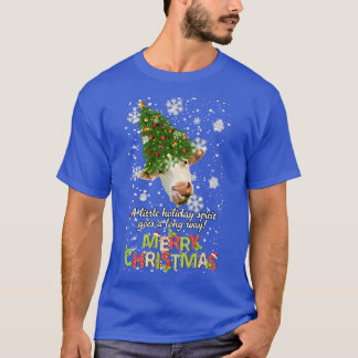 T-shirt Les lumières de Noël Les amateurs de vaches