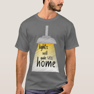 T-shirt Les lumières vous guideront Accueil Vous Fixer