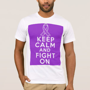 T-shirt Les lupus gardent le calme et continuent à