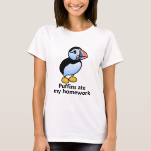 T-shirt Les macareux ont mangé mon travail