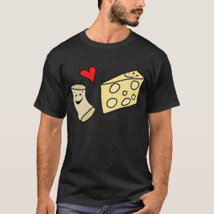 T-shirt Les macaronis aiment le fromage