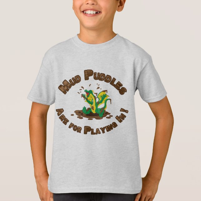 T-shirt Les magmas de boue sont pour jouer dedans ! (Devant)
