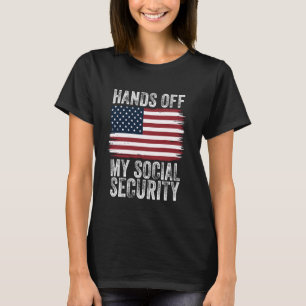 T-shirt Les mains de la sécurité sociale patriotique