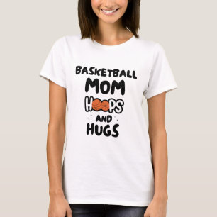 T-shirt Les mamans de basket : les cerceaux et les câlins