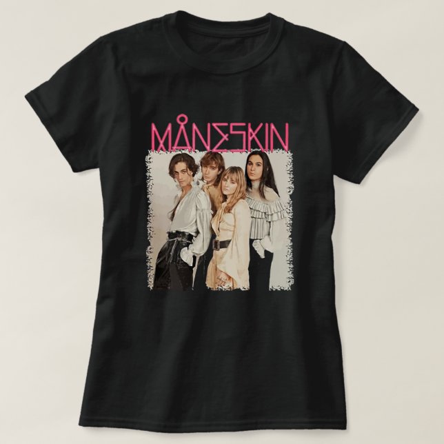 T-shirt Les Marchandises Officielles de Måneskin - Maneski (Design devant)